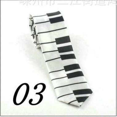 DASI KANTOR PRIA WARNA ABU2 MOTIF MUSIK HALUS READY - M15