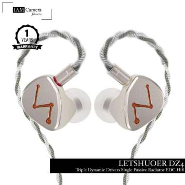 LETSHUOER DZ4 Triple Dynamic Drivers Single Passive Radiator EDC HiFi