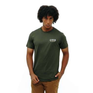 EIGER CUVETTE T-SHIRT Olive L