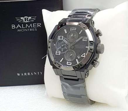 Jam Tangan Pria Balmer 8145 Original-Saphire Glass Full Hitam