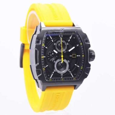 Jam Tangan Pria Chronoforce CF5338MB Original-Rubber garansi Resmi Kuning