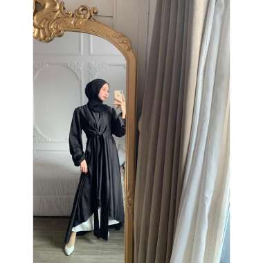 ELENA TUNIK DRESS by TALAOUTFIT | Tunik Sateen | Tunik Satin Kondangan | Baju Tunik Wanita | Dress K