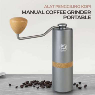 Alat Penggiling Kopi Manual Coffee Grinder Adjustable GM2213 Alat Kopi Mesin Ekspreso Kapsul Grinder