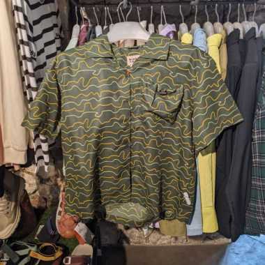 EIGER KEMEJA WANITA WS TRISHA PRINTED SHIRT - GREEN XL