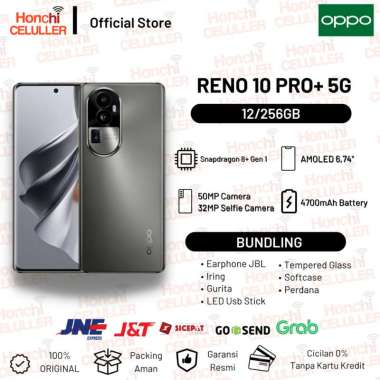OPPO Reno 10 Pro Plus 5G NFC 12/256GB Garansi Resmi OPPO Indonesia Reno10 5G Pro 12/256 Non Bundling