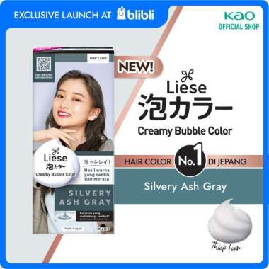 Surabaya - Liese Blaune Bubble Hair Color Cat Pewarna Rambut Silver Ash Grey