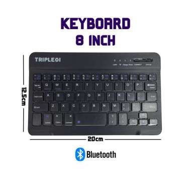 Wireless Keyboard Bluetooth 8 10 12 Inch For iPad Samsung Tab MatePad