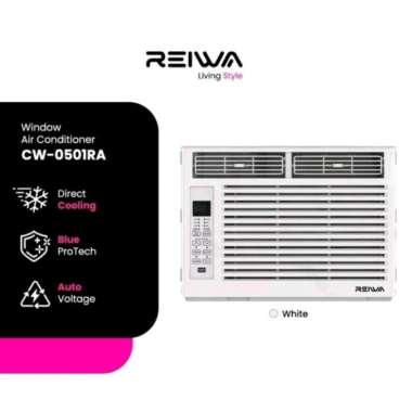 AC WINDOW REIWA CW-0501RA 1/2PK 370WATT LOWWATT 0,5PK