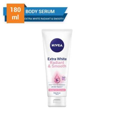 Promo Harga Nivea Body Serum Extra White Radiant & Smooth 180 ml - Blibli