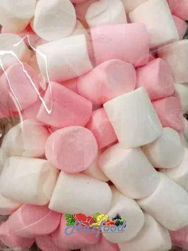 Corniche Mega Marshmallow White Pink 1Kg