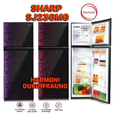 KULKAS SHARP 2 PINTU SJ236MG FREE ONGKIR SERANG KULKAS SHARP 2 PINTU SJ 236 MG / SJ 236 MNHS / SJ 23