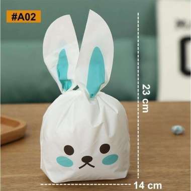 aiGooTan - (ISI 10) GOODIE BAG IKAT 14x23 - Plastik Kemasan Ultah Hampers Tas Snack Bingkisan Birthd