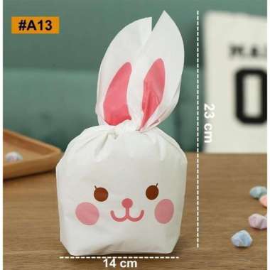 aiGooTan - (ISI 10) GOODIE BAG IKAT 14x23 - Plastik Kemasan Ultah Hampers Tas Snack Bingkisan Birthd