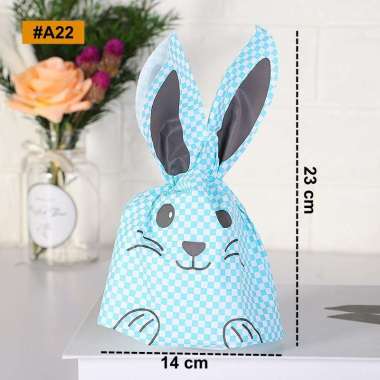 aiGooTan - (ISI 10) GOODIE BAG IKAT 14x23 - Plastik Kemasan Ultah Hampers Tas Snack Bingkisan Birthd