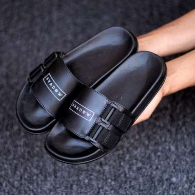 SPV FLUX Sandal Slide Pria Sandal Slop Pria Kulit Pu Sendal Selop Cowok / Cowo Keren Ori Kekinian 41