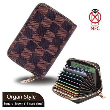 Dompet Kartu ATM Debit KTP RIKA / Tempat Emas Logam Mulia / Souvenir KOTAK COKLAT