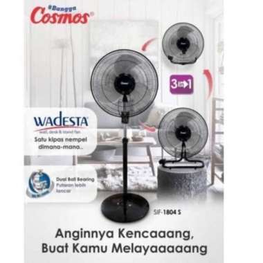 kipas angin 3IN1 cosmos SIF 1804 S wadesta besi