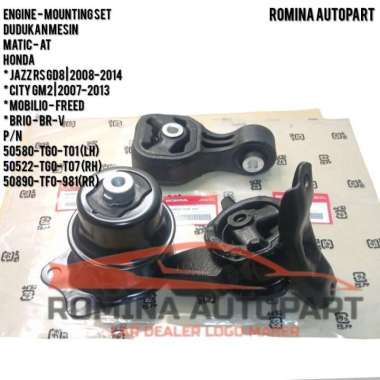 ENGINE MOUNTING DUDUKAN MESIN SET HONDA MOBILIO - BRIO BR-V ORIGINAL