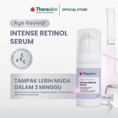 Theraskin Age Revival Intense Retinol Serum 15ml - Tampak Lebih Muda Dalam 3 Minggu - Serum Untuk Fl