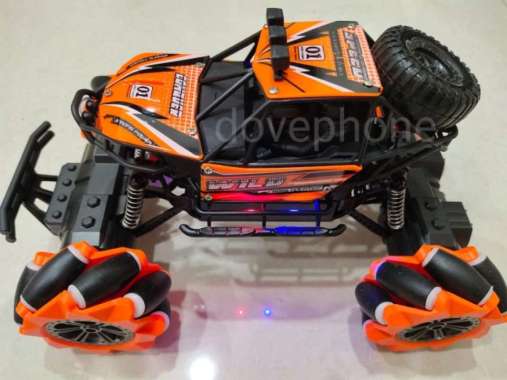 REMOTE CONTROL RC XBAOTEC LATERAL SENSOR INDUCTION OFFROAD DRIFT 1:16 BATRE BAWAAN ORANGE LAMPU