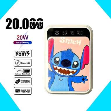 Powerbank 20000mah Cute Mini Kartun Fast Charging Naruto