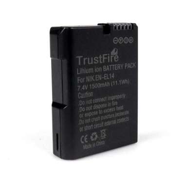 Baterai Kamera Nikon 1500mAh EN-EL14 (Replika 1:1) Drone Remote Baterai Cybershot Batre Digicam Anal