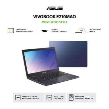 ASUS E210MAO-HD424 PEACOCK BLUE N4020/4GB/256SSD/11.6"/OPI/WIN10