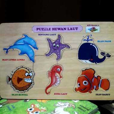 Puzzle Hewan Laut