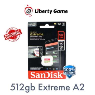 SanDisk Extreme microSDXC Card / Memory Card 512GB A2 Original Sandisk