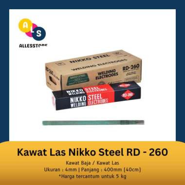 Kawat Las Steel RD - 260/Kawat Las Listrik/RD - 260 4.0 x 400 mm Multicolor