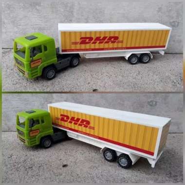 mainan truk kontainer - mobil mobilan