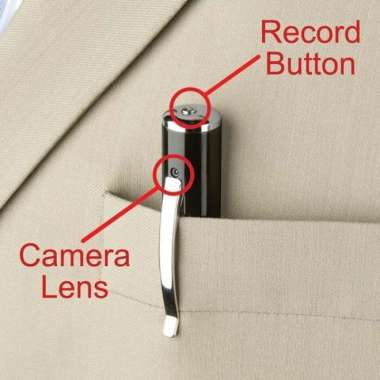 Mini Spy Pen HD Video Hidden Camera (Pulpen dengan Kamera Perekam)