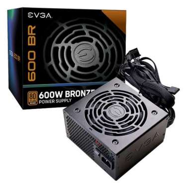 Power Supply EVGA 600 BR 80+ Bronze Psu 600 Watt