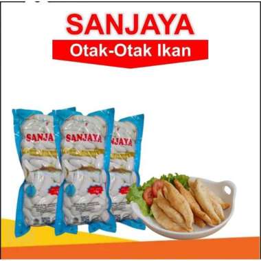 Otak Otak Ikan Sanjaya 1kg|Cemilan Frozen Food|Otak Otak Kiloan Sanjaya