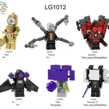 mini figure skibidi toilet man Speaker Man UPGRADE TITAN TV man