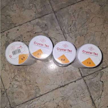 SENAR ELASTIS / TALI KARET TRANSPARAN / CRYSTAL TEC ELASTIS/ TALI KARET KENUR ELASTIS / TALI BENING 