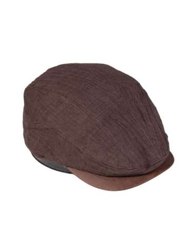 Topi Flat Cap Fullhardy TP 7092 Cokelat
