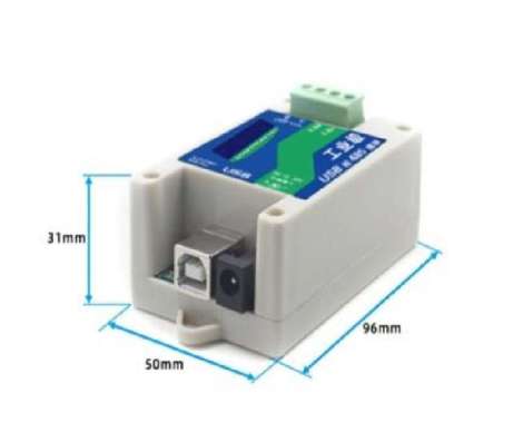 Industrial RS485 to USB Converter Isolated USB 2.0 to 485 Modbus Adapt