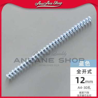 Loose-leaf-ring Berbahan Plastik Cincin Pengikat Kertas Binder Strip Purple
