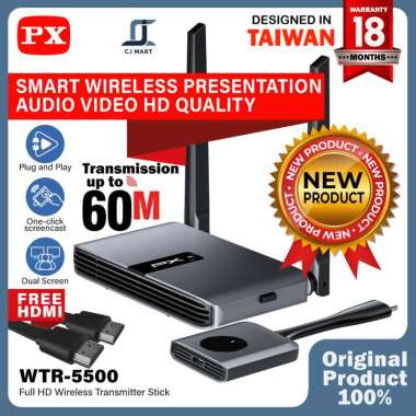 Wireless HDMI Audio Video Transmitter Receiver Display TV PX WTR-5500