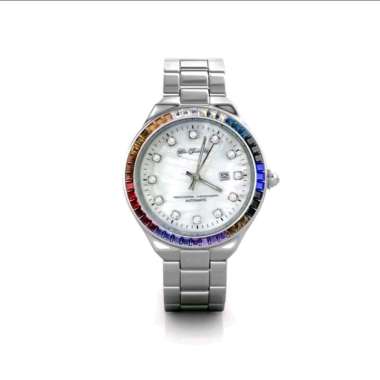 Rainbow Shell Watch - Jam Tangan Crystal Premium by Her Jewellery