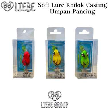 Liebe soft lure kodok/frog umpan pancing casting SIZE L
