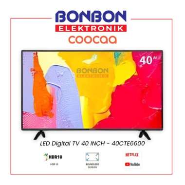 COOCAA LED Digital TV 40 Inch 40CTE6600 - Google TV 40-CTE6600