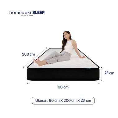Homedoki Upgrade Original / Matras Kasur / Kasur Spring Bed / Spring Bed 180x200 / Tebal 23cm Upgrad