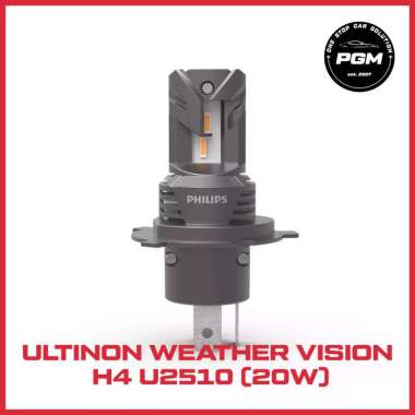 Philips Lampu Mobil LED Ultinon Weather Vision 3500K H4