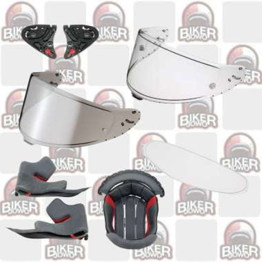 Shoei X15 Kaca Visor Pinlock Busa Interior Cover Cap Ventilasi Rachet Mouth Spoiler Wings Tear Off C