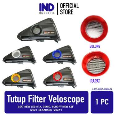 IND Onderdil Tutup Cover Penutup Box Boks Filter Saringan Hawa Udara Rapat Bolong Variasi Custom Cor
