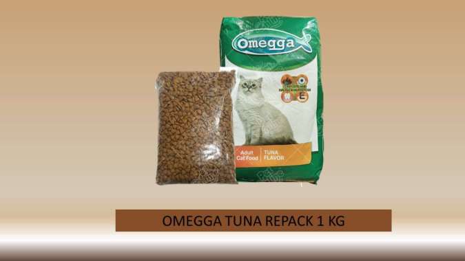 Makanan Kucing OMEGA TUNA Omegga Cat Food 1 KG