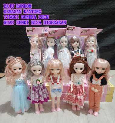 OEM MAINAN BONEKA CANTIK KOREA ANAK PEREMPUAN BABY DOLL PRINCESS DOLL 28CM