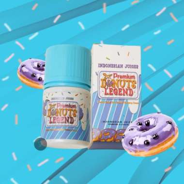 Premium Donuts Legend Blueberry 60ML by Indonesian Juices / Liquid Premium Donut FB 9MG 60ML